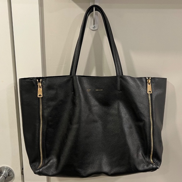 Leather tote bag - Picture 6 of 12
